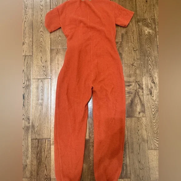 Madewell Knit Tie Knot Jumpsuit in Faded Rust Size XXS
MC983 - Picture 7 of 8